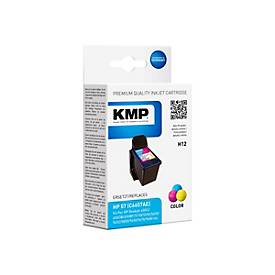 KMP H12 - Farbe (Cyan, Magenta, Gelb) - Tintenpatrone (Alternative zu: HP 57, HP C6657AE)