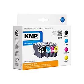 KMP MULTIPACK B58VX - 4er-Pack - Hohe Ergiebigkeit - Schwarz, Gelb, Cyan, Magenta - Tintenpatrone (Alternative zu: Broth