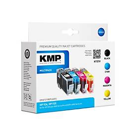 KMP MULTIPACK H151V - 4er-Pack - Schwarz, Gelb, Cyan, Magenta - Tintenpatrone (Alternative zu: HP 935, HP 934, HP C2P19A