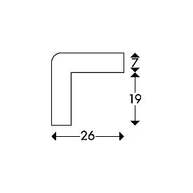 Knuffi® Eckschutzprofil Typ E, 5-m-Rolle