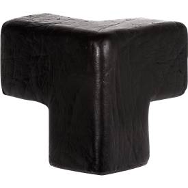 Knuffi® Schutzecke für Knuffi Eckschutzprofil Typ E, 3-schenkelig, Polyurethanschaum, schwarz