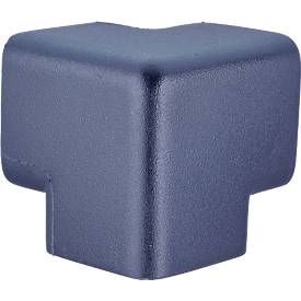 Knuffi® Schutzecke für Knuffi Eckschutzprofil Typ H, L 42 x B 22 mm, selbstklebend, PU-Schaum, 3-schenkelig, schwarz