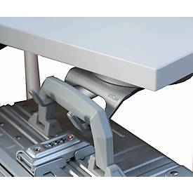 Kofferhalter actiHook, für actiCase Koffer, bis 20 kg, 360° drehbar, Schraubverbindung, L 188 x B 120 x H 40 mm, Aluminium, silber