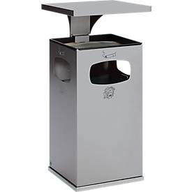 Kombi-Ascher B42, m. Dach, inkl. Inneneinsatz, silber