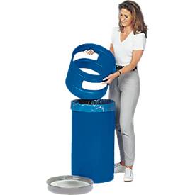 Kombi-Ascher H 100, enzianblau