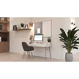 Kombiboard Legamaster UNITE, Pinboard & Whiteboard, B 1200 x T 12,6 x H 900 mm, Markerablage, lackierter Stahl & Filz, weiß & grau