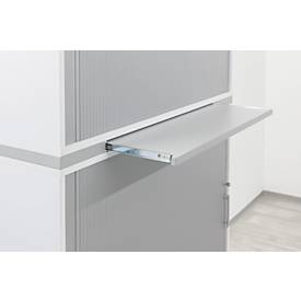 Kombischrank Breno, mit 4 Schüben & Regalelement, 6 OH, B 400 x T 420 x H 2156 mm, Spanplatte, Ahorn/Ahorn