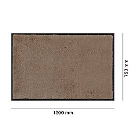 Komfort-Matte, taupe, 750 x ca. 1200 mm