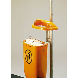 Komplett-Angebot Papierkorb/Rohr, orange