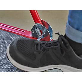 Komplettangebot Schäfer Shop Pure Plattformwagen, klappbarer Schiebebügel, Antirutsch-Belag + gratis 6 x Schäfer Shop Select Packband, L 66 m x B 50 mm