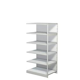 Komplettregal PROGRESS 500 T, Anbaufeld, mit Rückwand, H 1900 x B 960 x T 640 mm