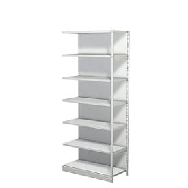 Komplettregal PROGRESS 500 T, Anbaufeld, mit Rückwand, H 2250 x B 960 x T 440 mm