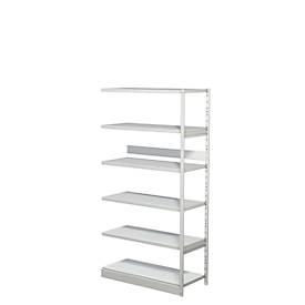 Komplettregal PROGRESS 500 T, Anbaufeld, ohne Rückwand, H 1900 x B 960 x T 440 mm