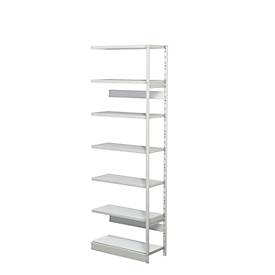 Komplettregal PROGRESS 500 T, Anbaufeld, ohne Rückwand, H 2250 x B 750 x T 340 mm