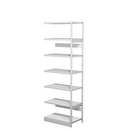 Komplettregal PROGRESS 500 T, Anbaufeld, ohne Rückwand, H 2250 x B 750 x T 440 mm