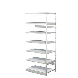 Komplettregal PROGRESS 500 T, Anbaufeld, ohne Rückwand, H 2250 x B 960 x T 640 mm