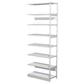 Komplettregal PROGRESS 500 T, Anbaufeld, ohne Rückwand, H 2600 x B 960 x T 440 mm