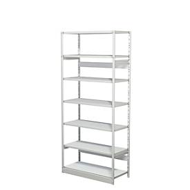 Komplettregal PROGRESS 500 T, Grundfeld, ohne Rückwand, H 2250 x B 960 x T 400 mm