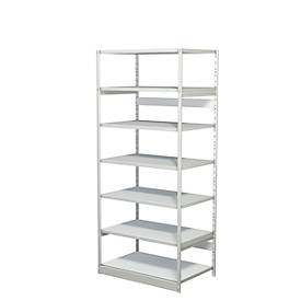 Komplettregal PROGRESS 500 T, Grundfeld, ohne Rückwand, H 2250 x B 960 x T 600 mm