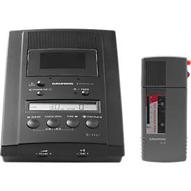 Komplettset Grundig Diktiergerät SH10 und Grundig Wiedergabegerät ST3221