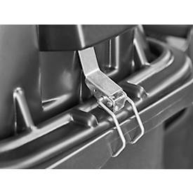 Komplettset Nass-Trockensauger, mit Werkzeugsteckdose, inkl. Großmülltonne für 120 l, 1 Patronenfilter & 1 Vliesfilter, anthrazit