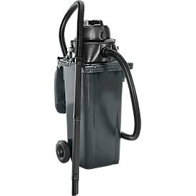 Komplettset Nass-Trockensauger, mit Werkzeugsteckdose, inkl. Großmülltonne für 120 l, 1 Patronenfilter & 1 Vliesfilter, anthrazit