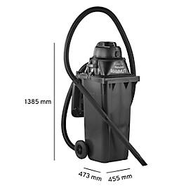 Komplettset Nass-Trockensauger, mit Werkzeugsteckdose, inkl. Großmülltonne für 120 l, 1 Patronenfilter & 1 Vliesfilter, anthrazit