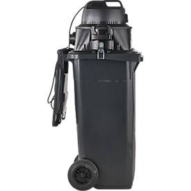 Komplettset Nass-Trockensauger, ohne Werkzeugsteckdose, inkl. Großmülltonne für 120 l, 1 Patronenfilter & 1 Vliesfilter, anthrazit