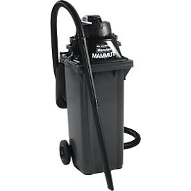 Komplettset Nass-Trockensauger, ohne Werkzeugsteckdose, inkl. Großmülltonne für 120 l, 1 Patronenfilter & 1 Vliesfilter, blau