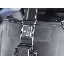 Komplettset Nass-Trockensauger, ohne Werkzeugsteckdose, inkl. Großmülltonne für 120 l, 1 Patronenfilter & 1 Vliesfilter, Schwarz/Grau