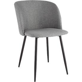 Konferenzstuhl, 2er-Set, B 570 x T 540 x H 810 mm, gepolstert, diverse Farbvarianten Stoffbezug