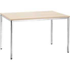 Konferenztisch, 1200 x 800 mm, Ahorn-Dekor