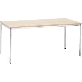 Konferenztisch, 1600 x 800 mm, Ahorn-Dekor