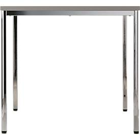 Konferenztisch, 1600 x 800 mm, lichtgrau