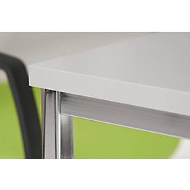 Konferenztisch, 1600 x 800 mm, weiß