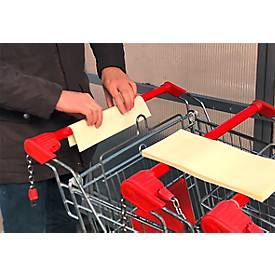 Kontaktschutzpapier, selbstklebend, wiederverwendbar, 24 x 100 Blatt mit L 300 x B 150 mm, gelb