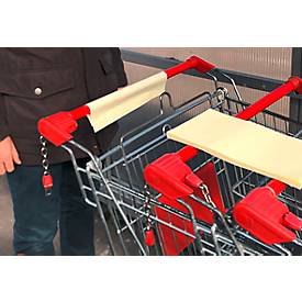 Kontaktschutzpapier, selbstklebend, wiederverwendbar, 24 x 100 Blatt mit L 300 x B 150 mm, gelb