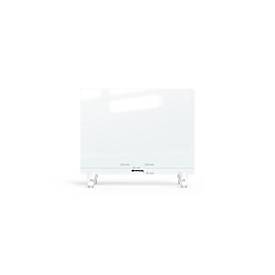 Konvektor GLASKON 1000, 1000 W, Glasfront, LCD Touch-Funktion, 24-h/Wochen-Timer, erkennt offene Fenster, IP24, mobil/Wandmontage, weiß