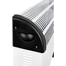 Konvektor Heizgerät exquisit HK 34524 we, 750/1250/2000 W, 3 Stufen, Tragegriff, B 533 x T 198 x H 385 mm, Kunststoff, weiß