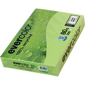 Kopierpapier EVERCOLOR, farbig, DIN A4, 80 g/m², lindgrün, 500 Blatt