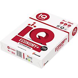 Kopierpapier IQ Economy +, DIN A4, 80 g/m², reinweiß, 1 Karton = 10 x 500 Blatt