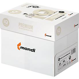 Kopierpapier Mondi IQ Premium, DIN A4, 80 g/m², hochweiß, 2500 Blatt