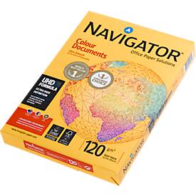 Kopierpapier Navigator Colour Documents, DIN A4, 120 g/m², hochweiß, 1 Karton = 8 x 250 Blatt