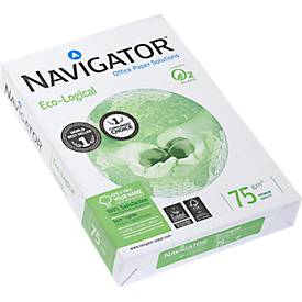Kopierpapier Navigator Eco-Logical, DIN A4, 75 g/m², hochweiß, 2500 Blatt