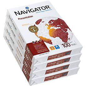 Kopierpapier Navigator Presentation, DIN A3, 100 g/m², hochweiß, 2000 Blatt