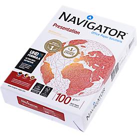Kopierpapier Navigator Presentation, DIN A4, 100 g/m², hochweiß, 2500 Blatt