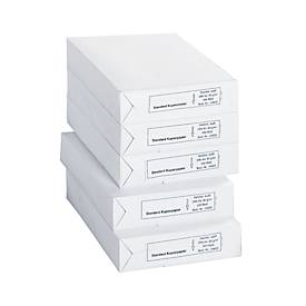 Kopierpapier Standard, DIN A4, 80 g/m², weiß, 2500 Blatt