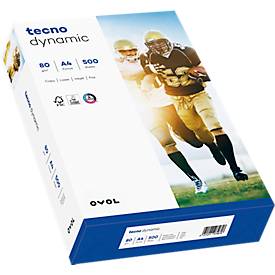 Kopierpapier tecno dynamic, DIN A4, 80 g/m², hochweiß, 2500 Blatt
