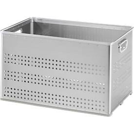 Korb, Metall, stapelbar, verschiedene Größen, gelocht