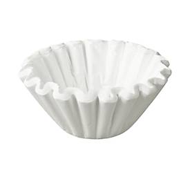 Korbfiltertüten, für Kaffeemaschinen mit 90er-Korbfilterspiegel, 90 x 250 mm, reißfest, Papier, weiß, 250 Stück